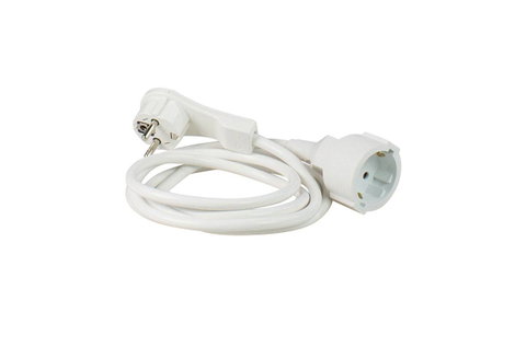 AS Schwabe 50212 Áram Hosszabbítókábel Fekete 2 m H05VV-F 3G 1,5 mm²
