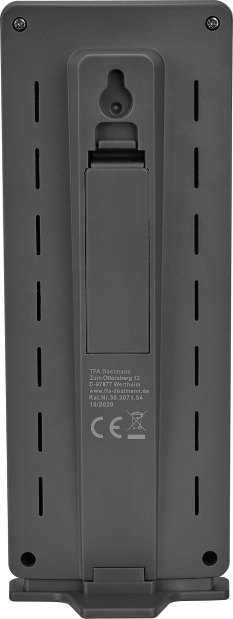 TFA Dostmann Funk-Thermometer LOGOneo Vezeték nélküli digitális hőmérő Ezüst 2. kép