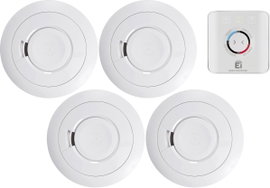 Ei Electronics Vezeték nélkül füstjelző 5 részes készlet 10 éves elemélettartammal, Hálózatba köthet