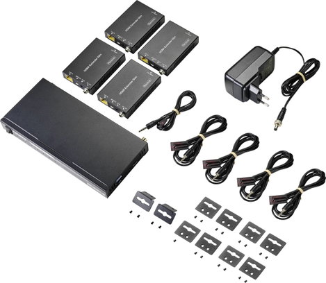 SpeaKa Professional SP-HDS-700 HDMI™ HDMI extender RJ45 hálózati kábelen keresztül 50 m 6. kép