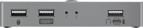 Hama 2+2 port KVM átkapcsoló HDMI USB 4096 x 2160 Pixel 2. kép