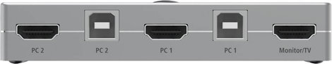 Hama 2+2 port KVM átkapcsoló HDMI USB 4096 x 2160 Pixel 3. kép