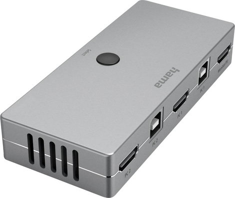 Hama 2+2 port KVM átkapcsoló HDMI USB 4096 x 2160 Pixel 4. kép