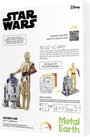 Metal Earth Star Wars Set C-3PO + R2D2 Fém építőkészlet 2. bélyegkép