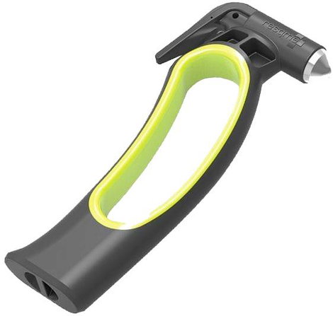 resqme 510.1400.51 Resqhammer Vészkalapács Biztonsági öv vágó (Sz x Ma x Mé) 70 x 165 x 25 mm 1 db