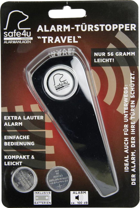 kh-security Travel Fekete 100 dB 100219 2. kép