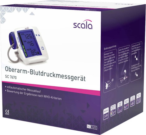Scala SC 7670 02495 Vérnyomásmérő Felkar 4. kép