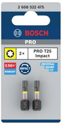 Bosch Accessories Bosch Power Tools 2608522475 Kerek hatlap bit 2 részes T profil 2. bélyegkép