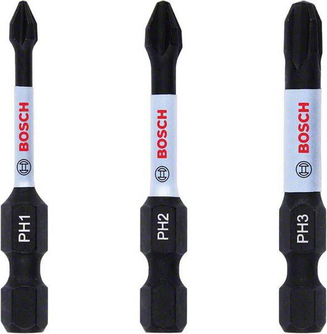 Bosch Accessories Bosch Power Tools 2608522491 Kereszthornyú bit 3 részes Kereszthornyú Phillips