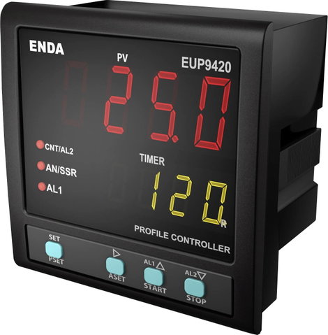 Enda EUP9420-230 PID Univerzális szabályozó Pt100, J, K, L, T, S, R SSR, Relé, 8 A (Sz x Ma) 96 mm x