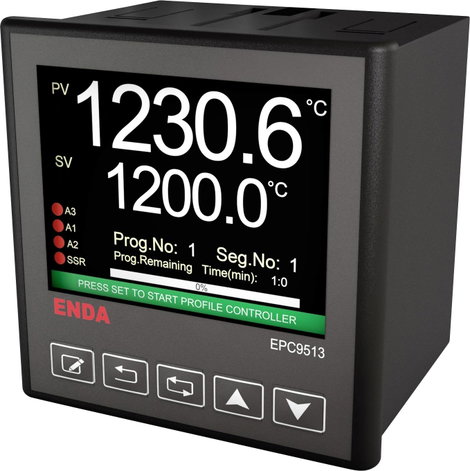 Enda EPC9513-230 PID Univerzális szabályozó B, E, J, K, L, N, R, S, T, U, Pt100, NTC Relé, 2 A, SSR