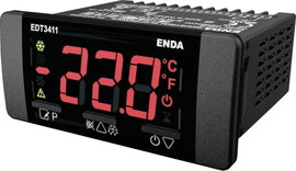 Enda EDT3411-230-08 Hőmérséklet szabályozó NTC -60 - +150 °C Relé, 8 A (Sz x Ma) 77 mm x 35 mm