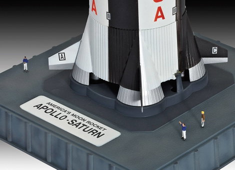 Revell 04909 Apollo Saturn V Teremjármű építőkészlet 1:144 4. kép