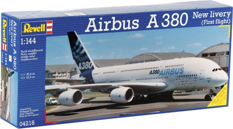 Revell 04218 Airbus A 380 New livery Repülőmodell építőkészlet 1:144 6. kép