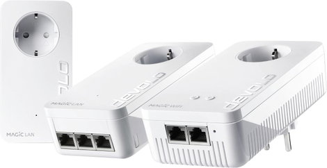 Devolo Magic 2 WiFi triple Streaming Kit Powerline WLAN hálózati készlet 8728 DE Powerline, WLAN 240