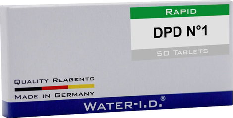 Water ID 50 Tabletten DPD N°1 für FlexiTester Tabletták