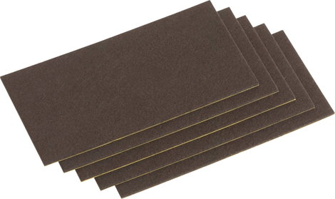 Metafranc WU0645426 Filc párna Négyszögletes, Öntapadó Barna (H x Sz) 200 mm x 100 mm 1 készlet