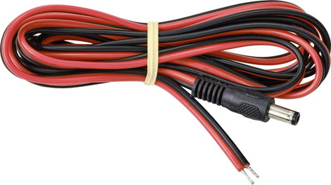 TRU COMPONENTS TC-9556664 Kisfeszültségű csatlakozóvezeték Kisfeszültségű dugó - Kábel, nyitott vége 2. kép