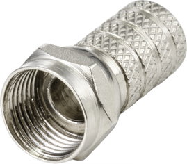 TRU COMPONENTS TC-9556788 F dugó Csatlakozók: F csatlakozódugó Ø (kábel tartóval): 6 mm 1 db