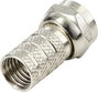 TRU COMPONENTS TC-9556788 F dugó Csatlakozók: F csatlakozódugó Ø (kábel tartóval): 6 mm 1 db 2. bélyegkép