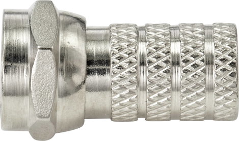 TRU COMPONENTS TC-9556788 F dugó Csatlakozók: F csatlakozódugó Ø (kábel tartóval): 6 mm 1 db 3. kép