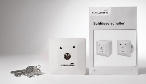 Schellenberg 25101 Kapunyitó meghajtó kulcsos kapcsoló Falra szerelhető 3. kép
