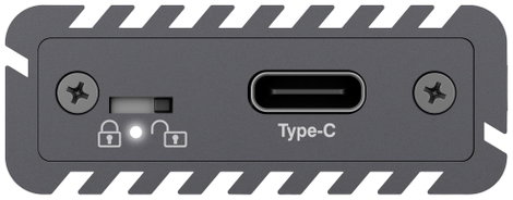 ICY BOX 60913 M.2 merevlemez ház M.2 2230, M.2 2242, M.2 2260, M.2 2280, SATA SSD USB-C® 4. kép
