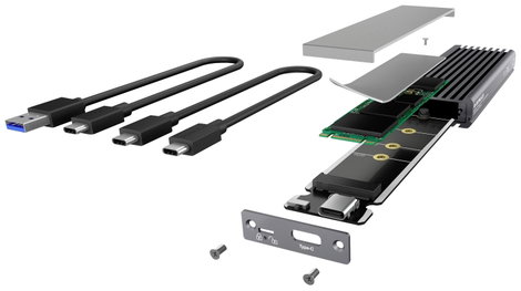 ICY BOX 60913 M.2 merevlemez ház M.2 2230, M.2 2242, M.2 2260, M.2 2280, SATA SSD USB-C® 6. kép