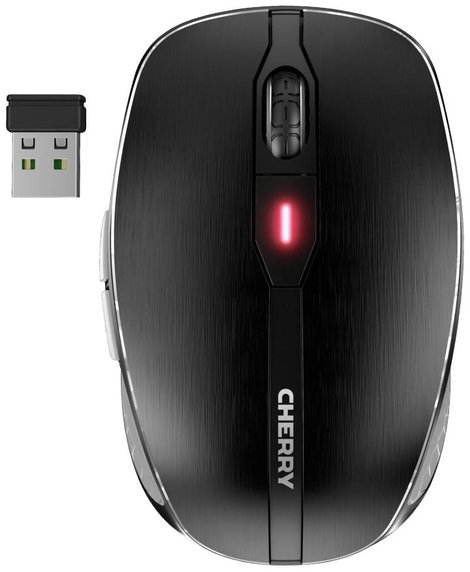 CHERRY JW-8100 WLAN egér Rádiójel vezérlésű Optikai Fekete 6 Gombok 3200 dpi