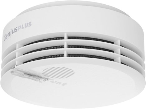 Hekatron Genius Plus Füstjelző 10 éves elemélettartammal Elemekről üzemeltetett