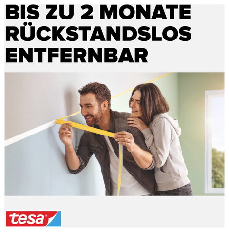 tesa Perfect+ 56539-00000-00 Festő védőszalag Sárga (H x Sz) 100 m x 30 mm 2 db 4. kép