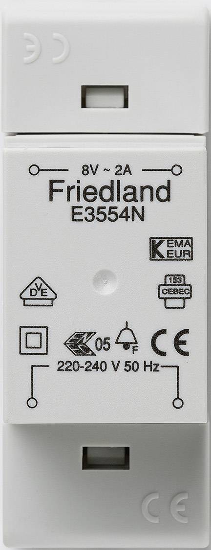 Honeywell E3554N Csengő transzformátor 8 V/AC 2 A