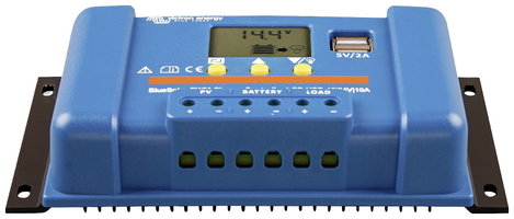 Victron Energy Blue-Solar PWM-LCD&USB Napelem töltésszabályozó PWM 12 V, 24 V 10 A 2. kép