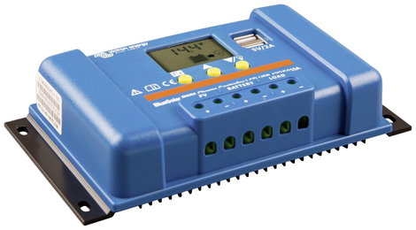 Victron Energy Blue-Solar PWM-LCD&USB Napelem töltésszabályozó PWM 12 V, 24 V 10 A 4. kép