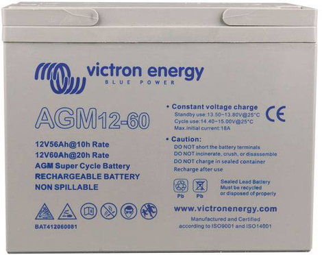 Victron Energy Deep Cycle Ólomakku 12 V 22 Ah Ólom-vlies (AGM) (Sz x Ma x Mé) 181 x 167 x 77 mm Cikl