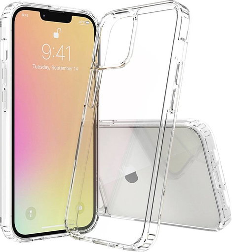 JT Berlin Pankow Clear Hátlap Apple iPhone 13 Átlátszó Ütésálló, Induktív töltés 3. kép