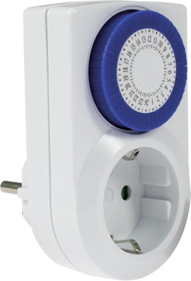 AS Schwabe 24030 Dugalj időkapcsoló óra Analóg Napi program 3500 W IP20