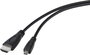 TRU COMPONENTS HDMI Csatlakozókábel HDMI-A dugó, HDMI mikro D dugó 1.80 m Fekete TC-9449896 HDMI káb bélyegkép