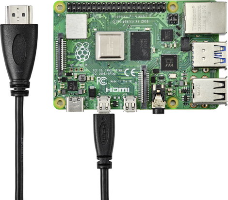 TRU COMPONENTS HDMI Csatlakozókábel HDMI-A dugó, HDMI mikro D dugó 1.80 m Fekete TC-9449896 HDMI káb 3. kép