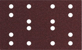 Hátsó csiszolólapok 80 x 133 mm, P 80, 16 lyuk, tépőzárral (SRA) Metabo 635192000