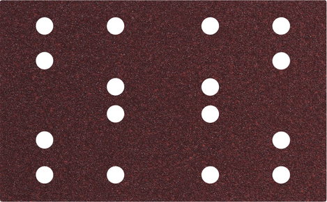 Hátsó csiszolólapok 80 x 133 mm, P 80, 16 lyuk, tépőzárral (SRA) Metabo 635192000