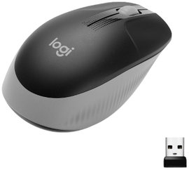 Logitech M190 WLAN egér Rádiójel vezérlésű Optikai Középszürke 3 Gombok 1000 dpi