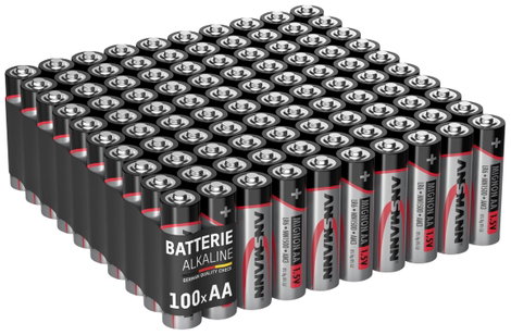 Ansmann Mignon AA LR6 100er Box Ceruzaelem Alkáli mangán 1.5 V 100 db 2. kép