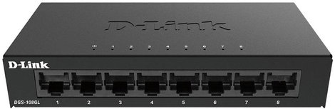 D-Link DGS-108GL/E Hálózati switch 8 port 1 GBit/s 2. kép