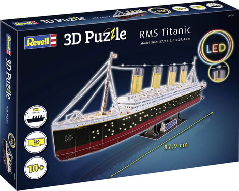 Revell 00154 RV 3D-Puzzle RMS Titanic - LED Edition 3D puzzle 4. kép