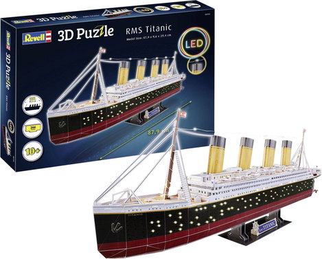 Revell 00154 RV 3D-Puzzle RMS Titanic - LED Edition 3D puzzle 6. kép