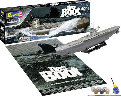 Revell 05675 RV 1:144 Das Boot Collectors Edition - 40th Anniversary Hajómodell építőkészlet 1:144 11. kép