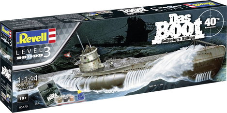 Revell 05675 RV 1:144 Das Boot Collectors Edition - 40th Anniversary Hajómodell építőkészlet 1:144 12. kép