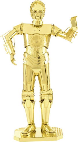 Metal Earth C-3PO gold Fém építőkészlet