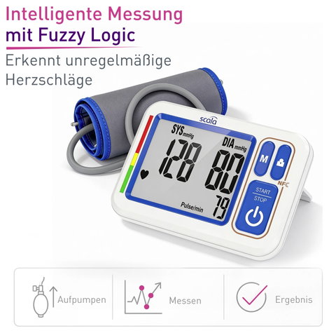 Scala SC 6750 NFC 06750 Vérnyomásmérő Felkar 10. kép